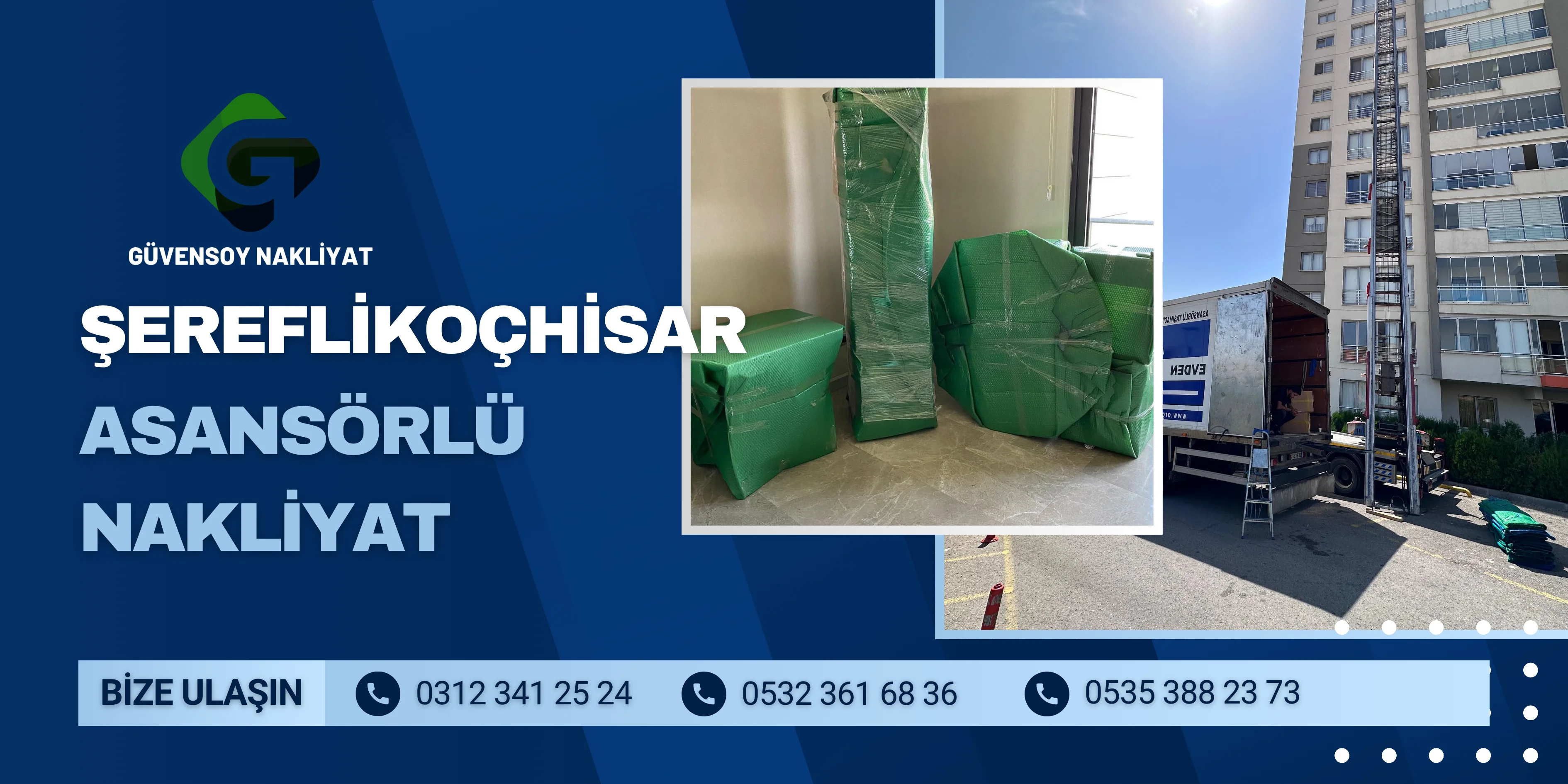 Şereflikoçhisar Asansörlü Nakliyat